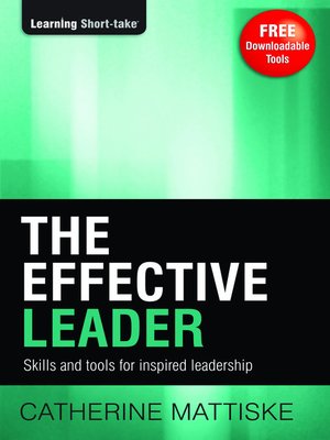 cover image of The Effective Leader